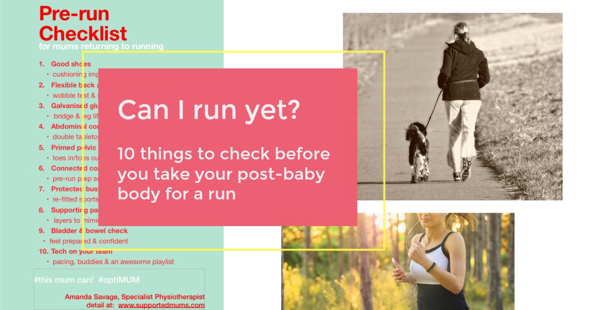 Can I run yet? Advice, videos and checks by specialist physio Amanda Savage